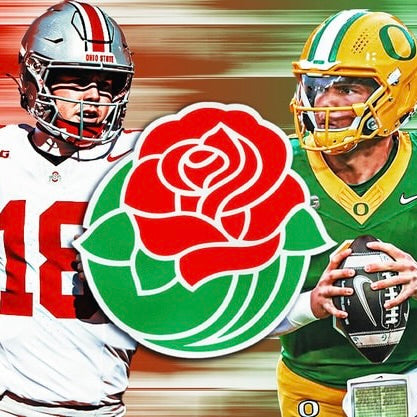 University of Oregon vs. Ohio State Rose Bowl Custom Nike Air Force 1