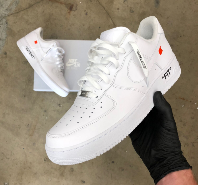 Off-White Themed Nike Air Force 1 Low's