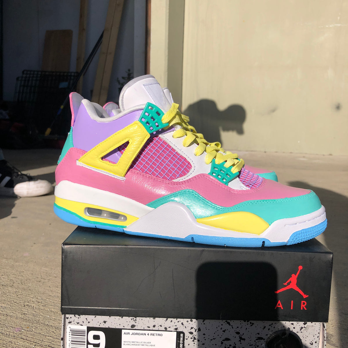 Easter Jordan 4s - Custom Order - Mens 12 – B Street Shoes