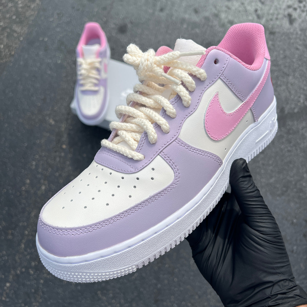 Custom Hand painted Nike Air Force 1 Low - Color Punch – B Street Shoes