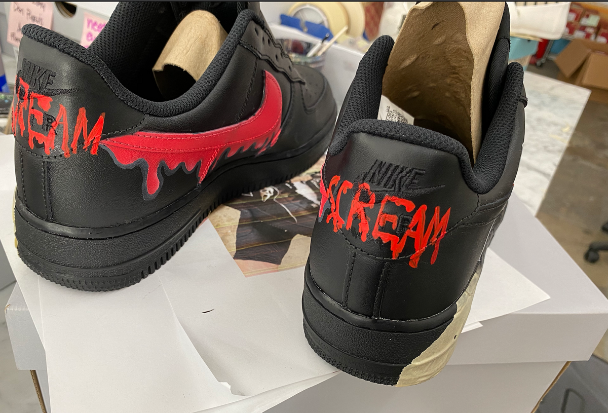 Black Nike AF1 Hightop - Mens 13 - Custom Order - Invoice 2 of 2 – B Street  Shoes