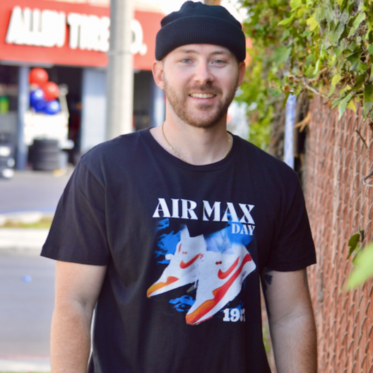 Custom NTWRK Air Max Day 1987 T Shirt B Street Shoes