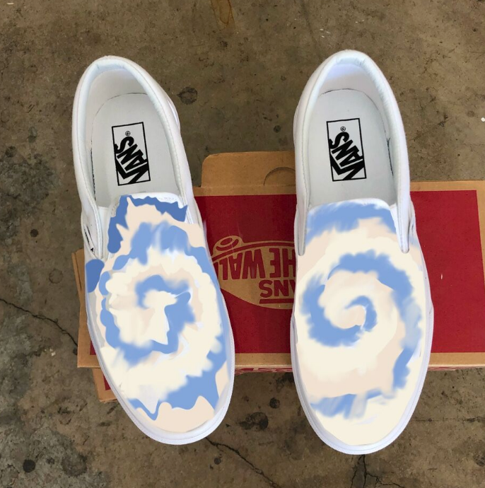 3 Pairs of Custom Vans Slip Ons Custom Order B Street Shoes