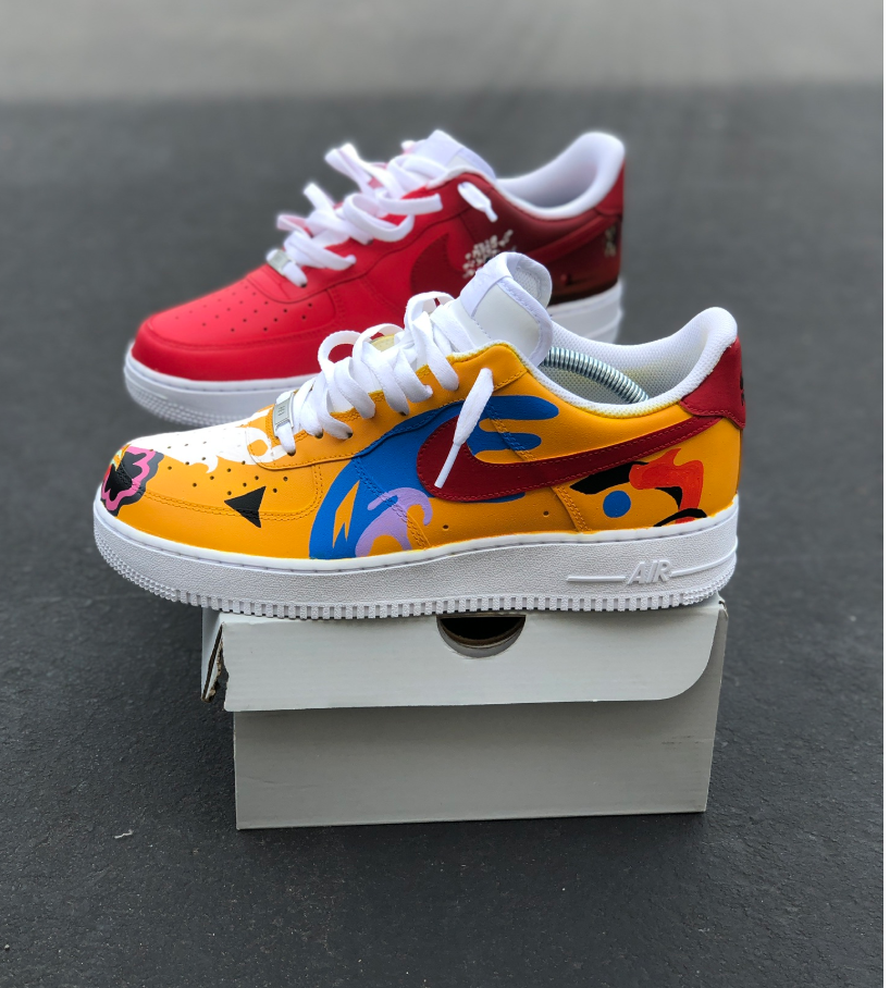 Custom Hand Painted Mac Miller Air Force 1 s Limited Number