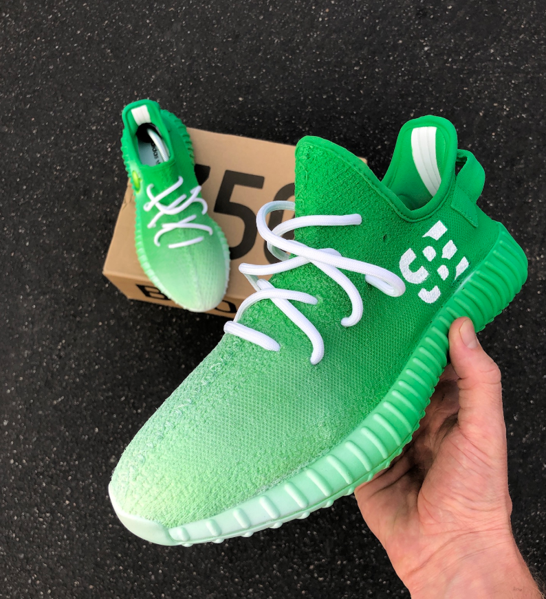 Cheap green yeezys shop