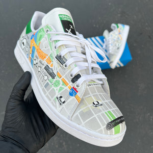 Custom Painted "Uber" Adidas Stan Smith