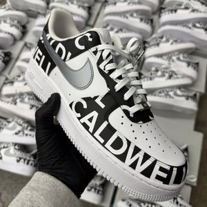 custom painted nike Air Force 1 caldwell law firm