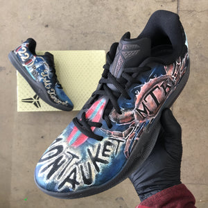 Custom Hand Painted Nike Kobe Lows Mamba Instinct