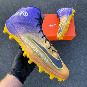 LA Chargers #78 Trent Scott Tackles Down Bringing Awareness to Lupus in His Custom Cleats