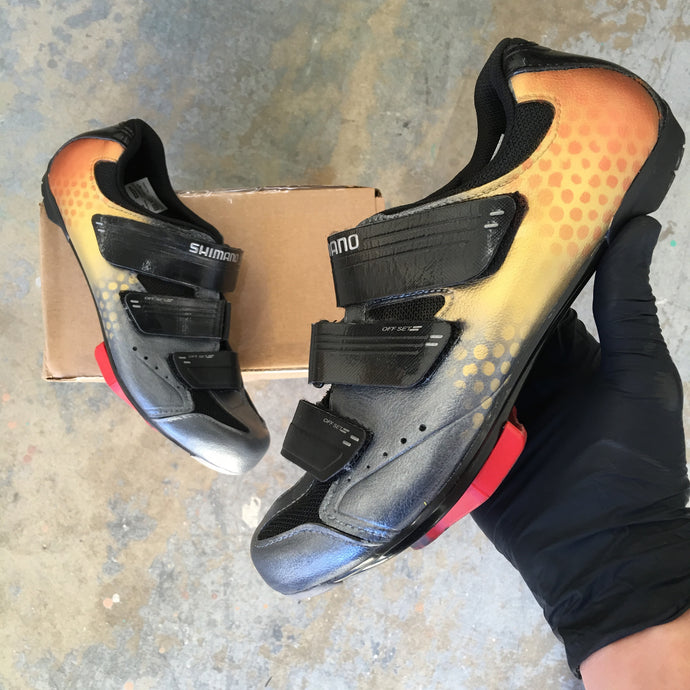 Custom Painted Road Cycling Shoes