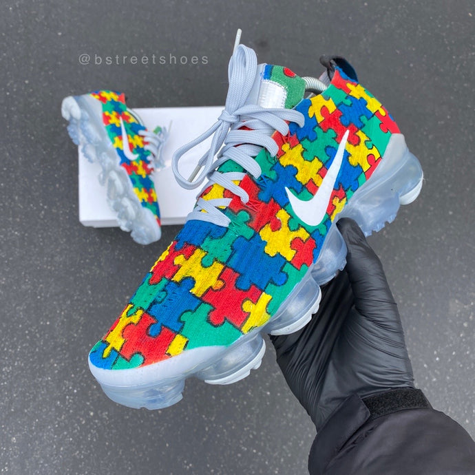 Autism Awareness Nike Vapormax Sneakers