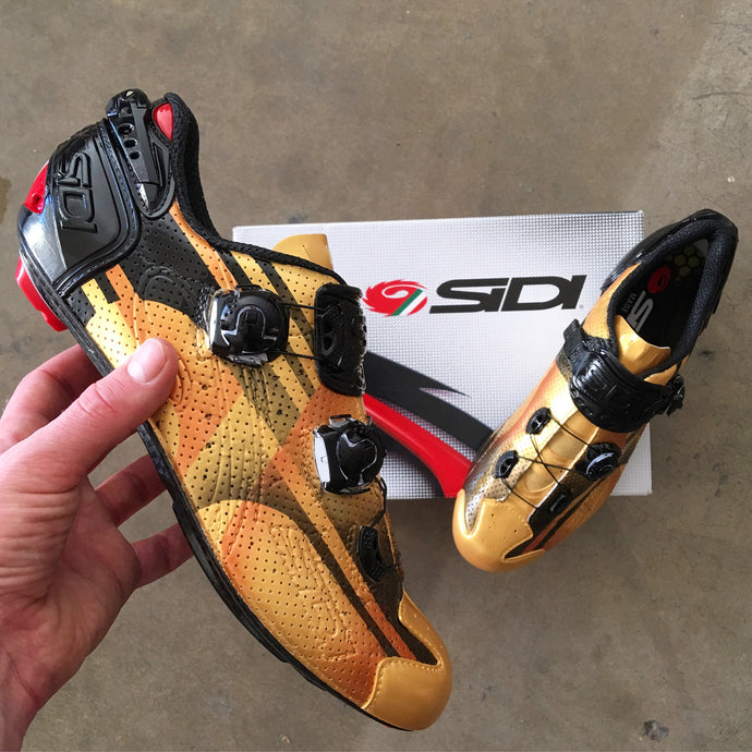 Custom Painted Sidi Cycling Road Shoes