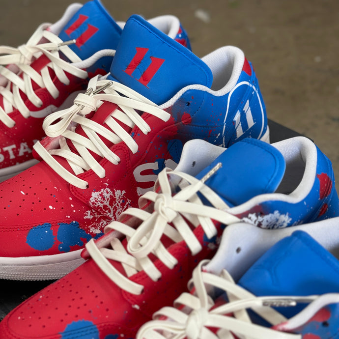 Custom Jordans for SMU President