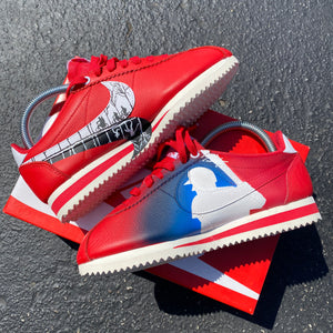 Custom cortez shoes sales