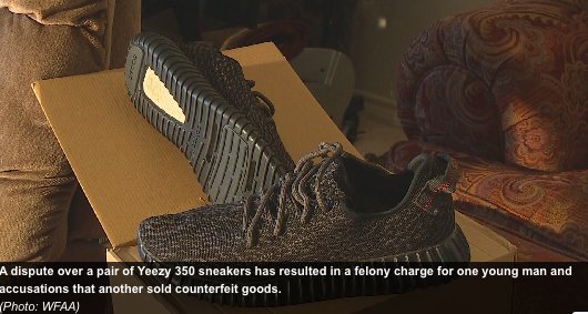 Buyer of Fake Yeezy 350s Charged With Felony