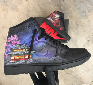Samurai/ South Korea Themed Nike Air Jordan's