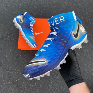NFL #mycausemycleats 2019 - Custom Cleats Los Angeles Chargers Defensive Tackle Jerry Tillery and Linebacker Drue Tranquill.
