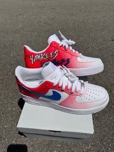 White Nike Af1 Low - 12 mens- Custom Order - Full Invoice