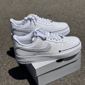 White Nike Af1 Low - RUSH Order - Full Invoice 070224