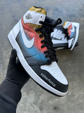 SOBERFORCE 2024 Custom Jordan 1 "Sobriety Aint Linear" Retro Sneaker