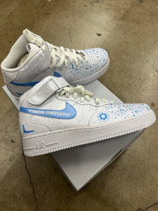 3 Pairs White Nike Af1 Mids - 10.5 mens - Custom RUSH Order - Invoice 2 of 2