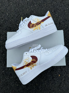 White Af1 Low - 9.5w - Custom Order - Invoice 2 of 2