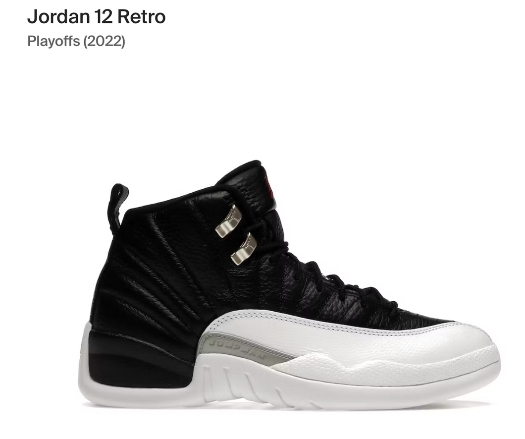 Jordan 12 retro playoffs hot sale
