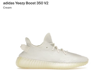 adidas Yeezy Boost 350 V2 Cream 12m Custom Order Invoice 1 of 2