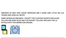 5 Pairs Custom Shoes - Custom Order