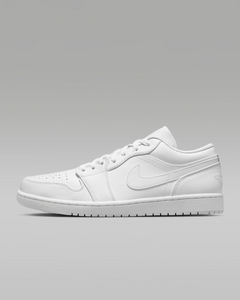 White Jordan 1 Low - 2 pairs - Custom Order - Invoice 1 of 2