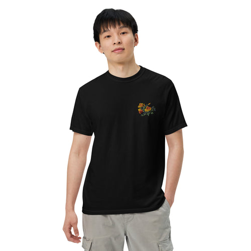 California Golden Poppy Unisex garment-dyed heavyweight t-shirt