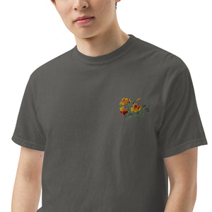 California Golden Poppy Unisex garment-dyed heavyweight t-shirt