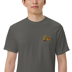 California Golden Poppy Unisex garment-dyed heavyweight t-shirt