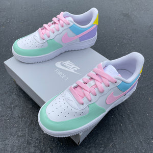 Nike Air Force 1 Sneakers - Custom Pastel Colors
