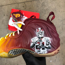 2 Pairs of Custom Painted Nike AF1 Highs - (Men’s 9 and Men’s 8) Redskins Theme/ Eagles Theme - Custom Order
