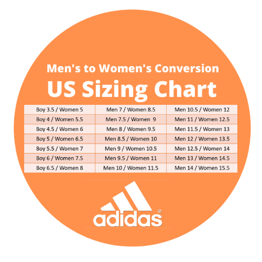 Adidas size 2025 12 womens