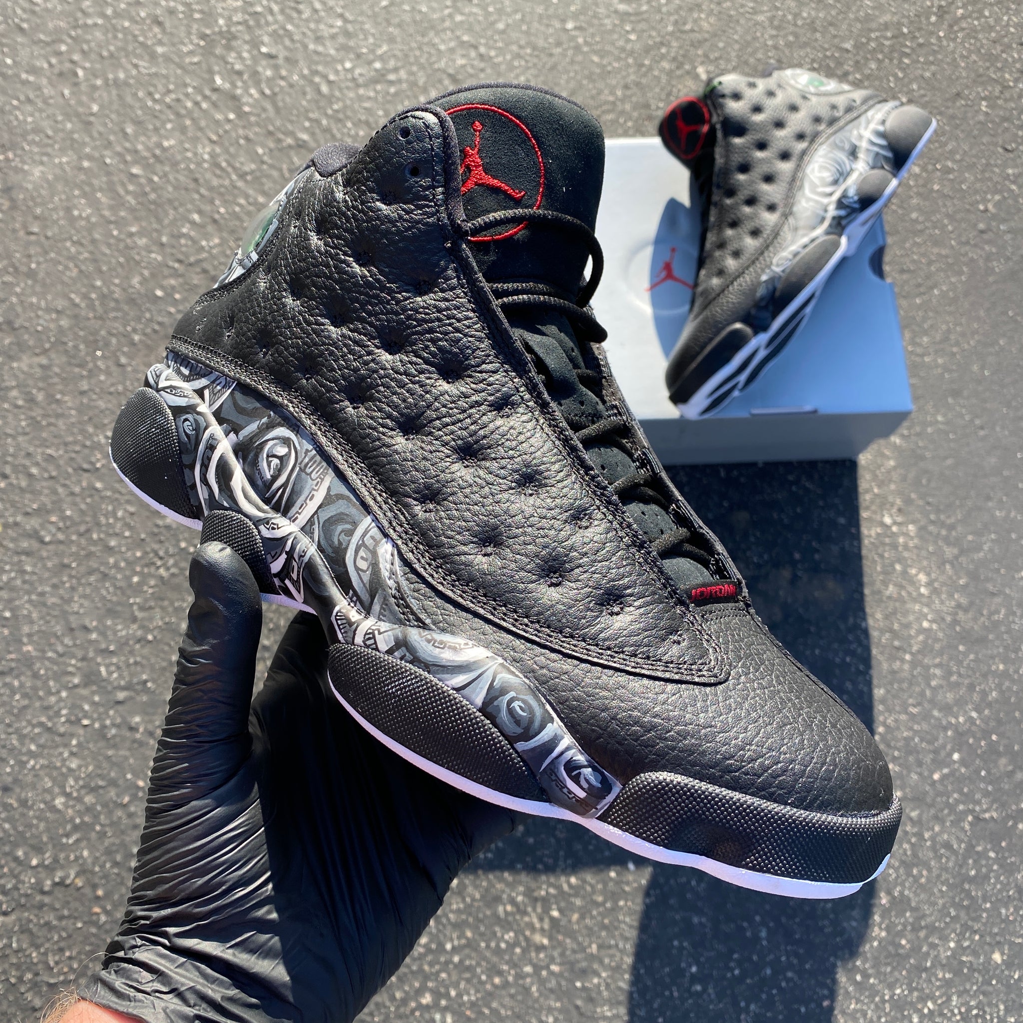 US Men's size 9 Jordan 13 Reverse He Got Game - Custom Order - Invoice – B  Street Shoes