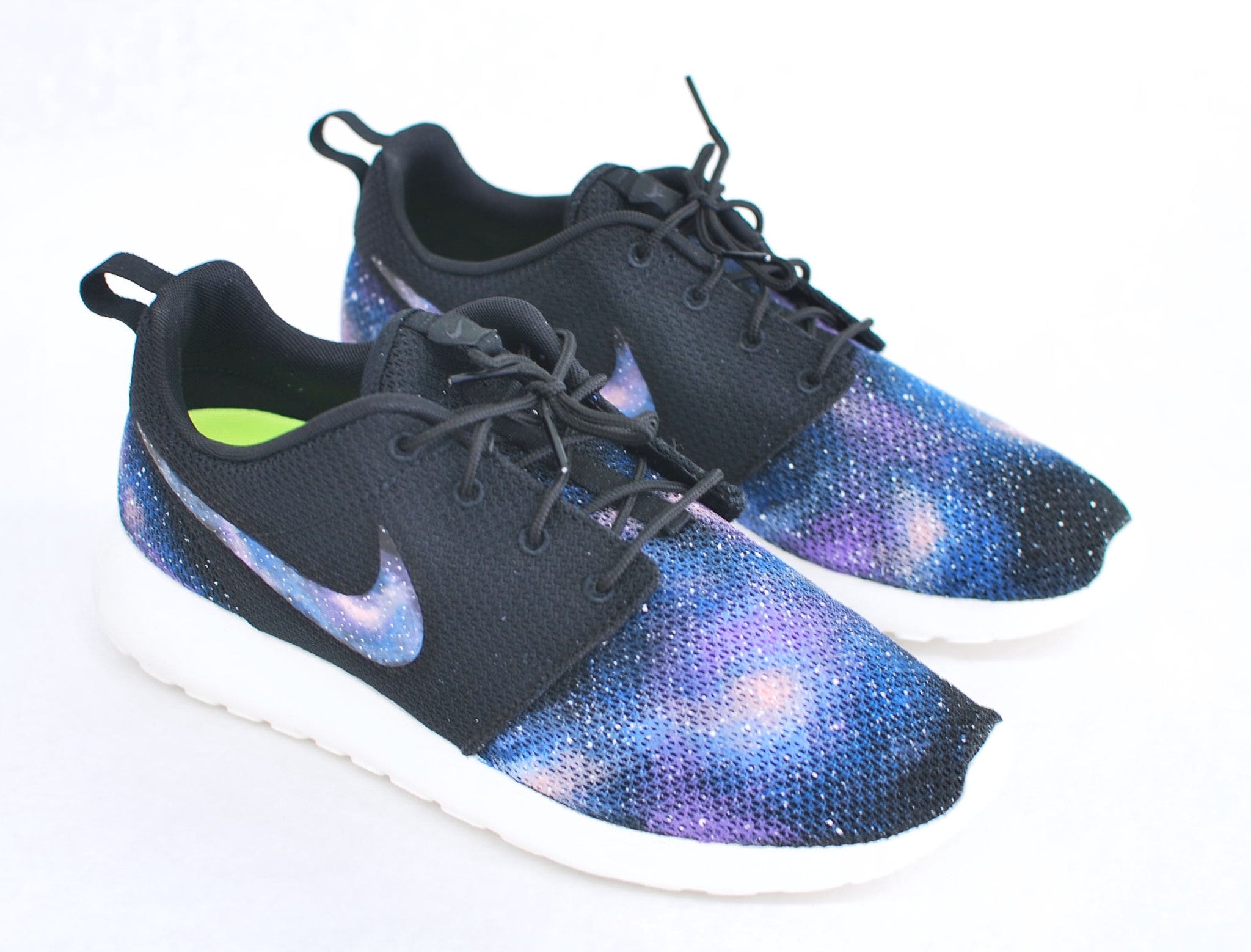 entrada ensalada comentarista Custom Nike Roshe One - Hand Painted Galaxy Sneakers – B Street Shoes