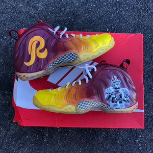 2 Pairs of Custom Painted Nike AF1 Highs - (Men’s 9 and Men’s 8) Redskins Theme/ Eagles Theme - Custom Order