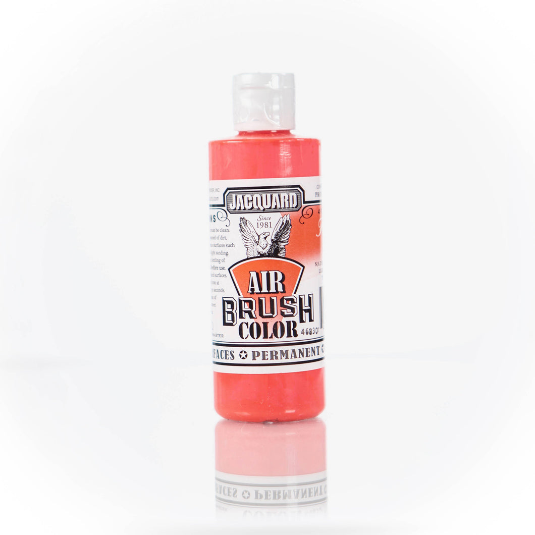 Fluorescent Red Jacquard Airbrush Paint 