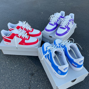 3 Pairs White Nike af1 lows - 11.5 mens - custom order - invoice 2 of 2