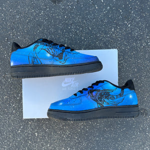Custom Hand Painted Galaxy Horoscope Pisces Sign Nike Air Force 1