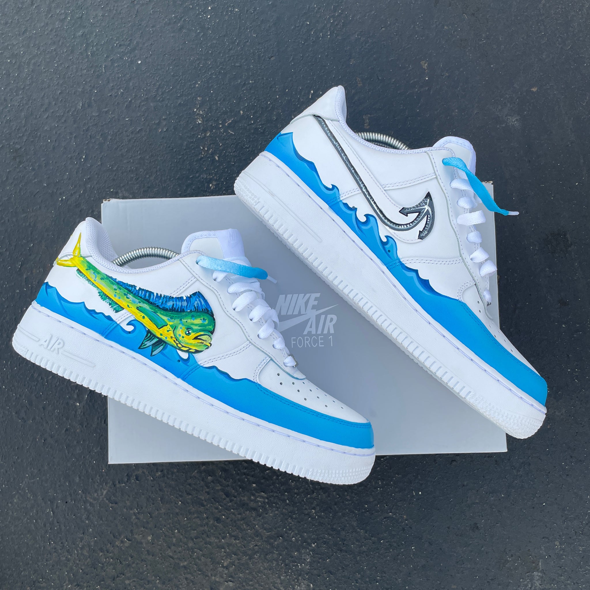 Nike Air Force 1 White Low - Custom Order - Invoice 2 of 2 – B Street Shoes