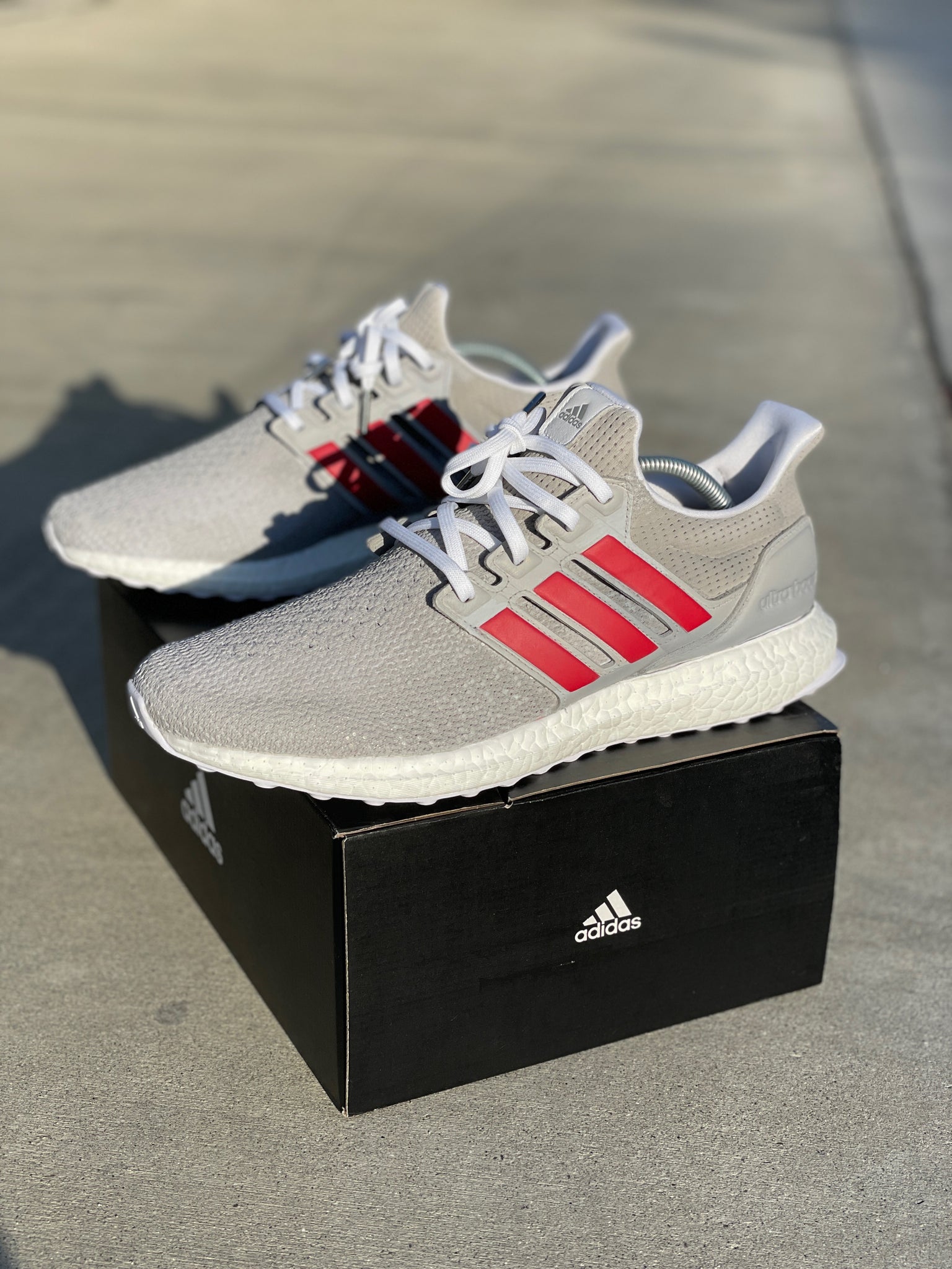 US Men's size 10.5 White Adidas Ultraboost - Custom Order - Invoice 2 B Street Shoes US Men's size 10.5 White Adidas Ultraboost - Custom Order - Invoice 2 B Street Shoes