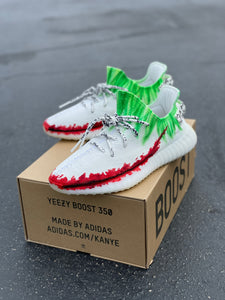 Men's size 11.5 White Yeezy Boost 350 Sneakers - Joker Theme - Custom – B  Street Shoes