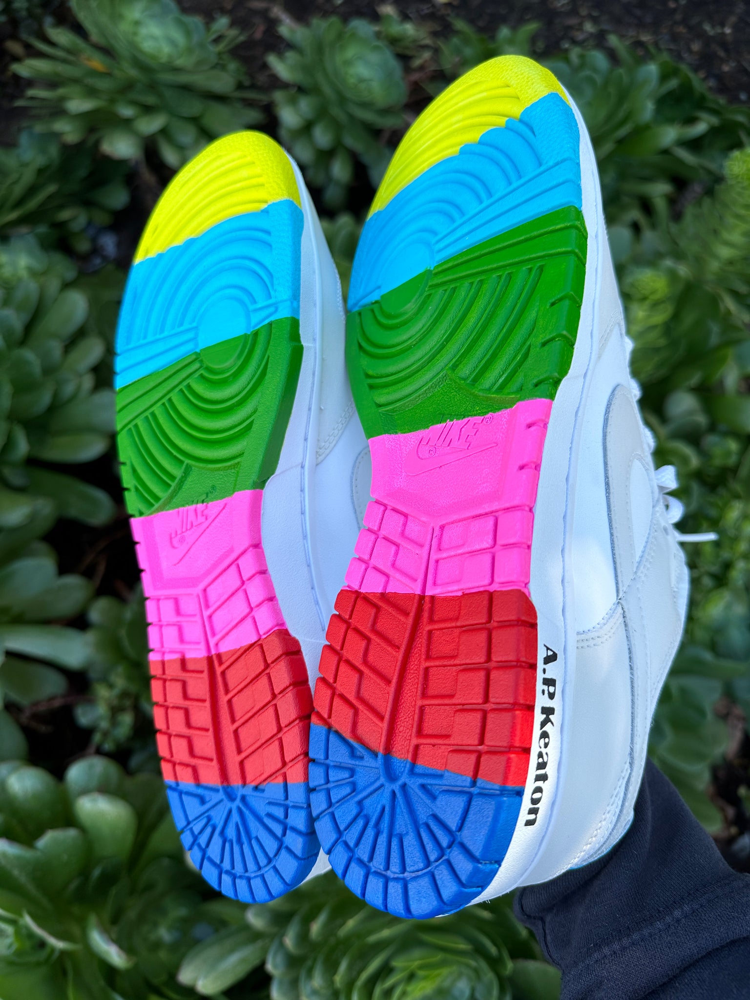 Custom Jordans 4 pairs Full Invoice B Street Shoes