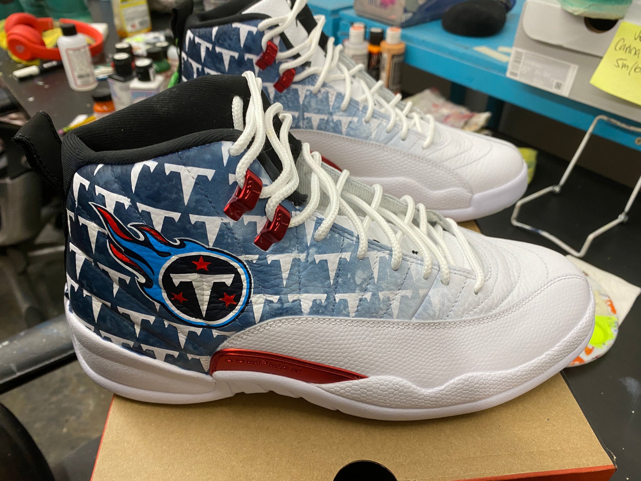 New Customize Jordans 12 Jordan 12 Retro Twist Mens 10 Custom