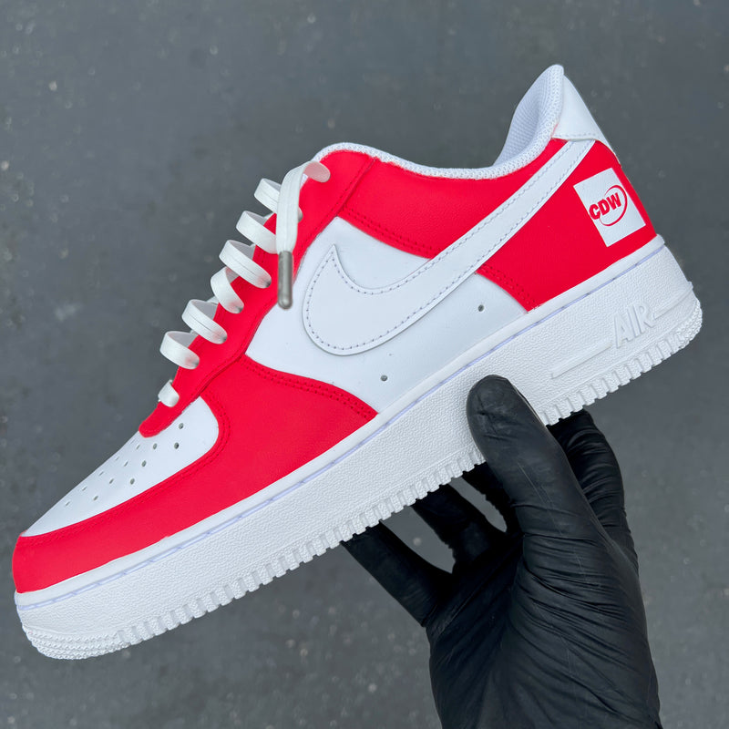 Nike AF1 Low Logo Bomb Sneakers - Custom Order – B Street Shoes