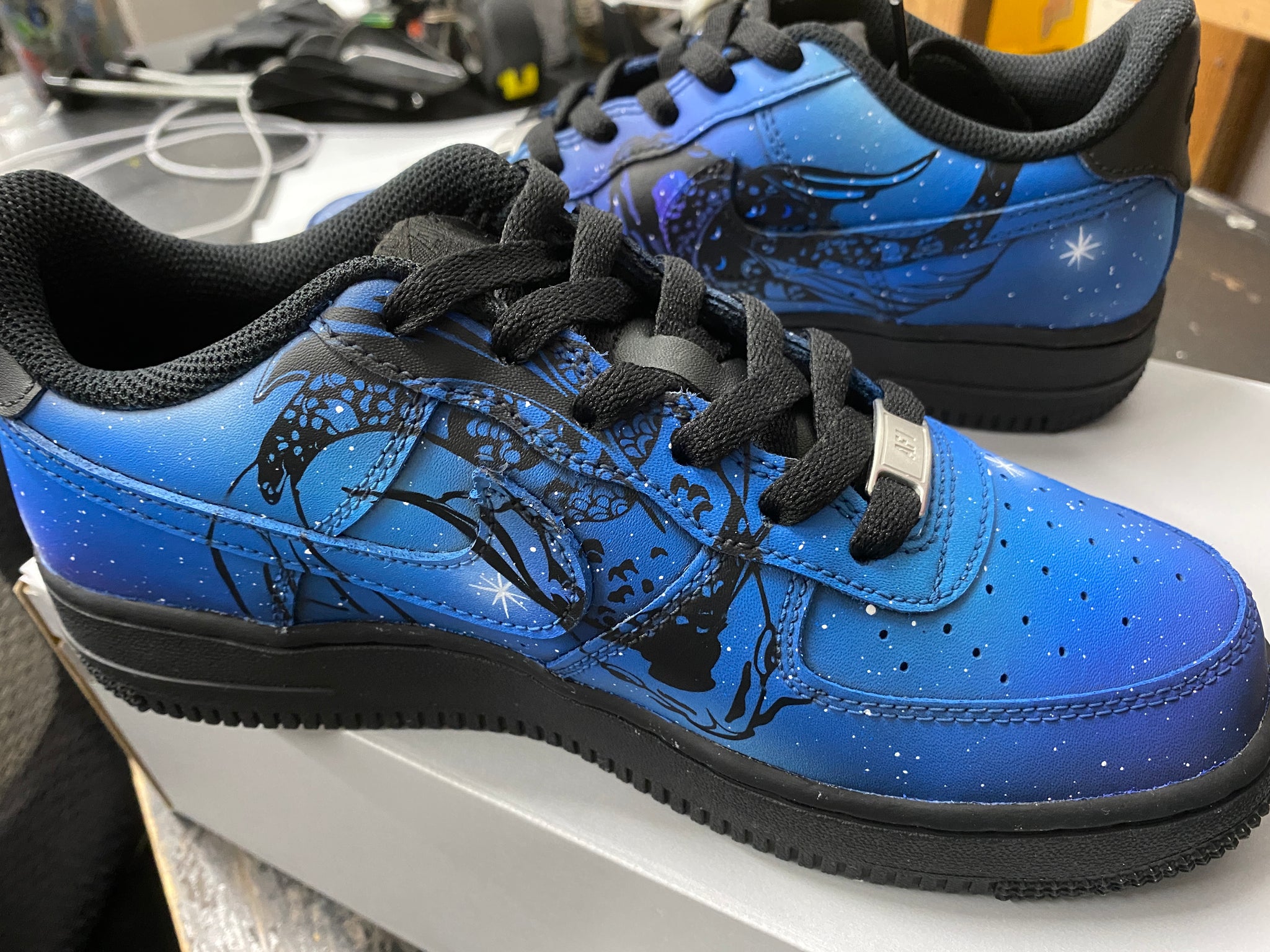 Black AF1 Low womens Custom Order