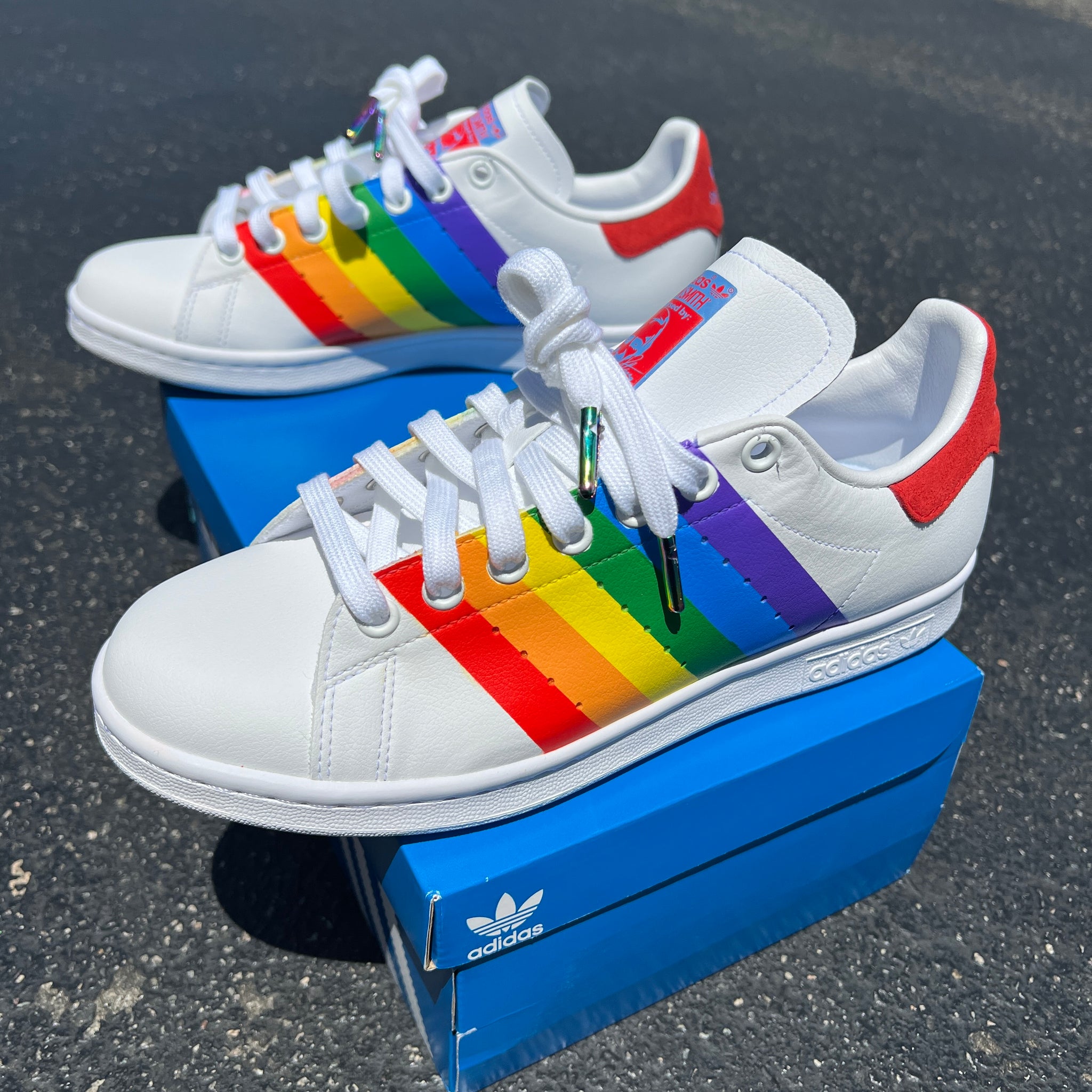 Custom Hand Painted Made To Order Adidas Superstar Shoes (Men